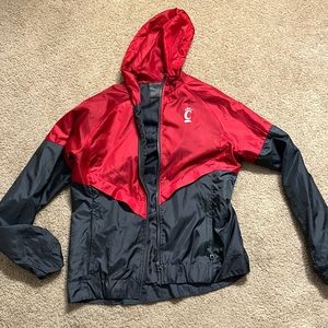 University of Cincinnati windbreaker jacket
